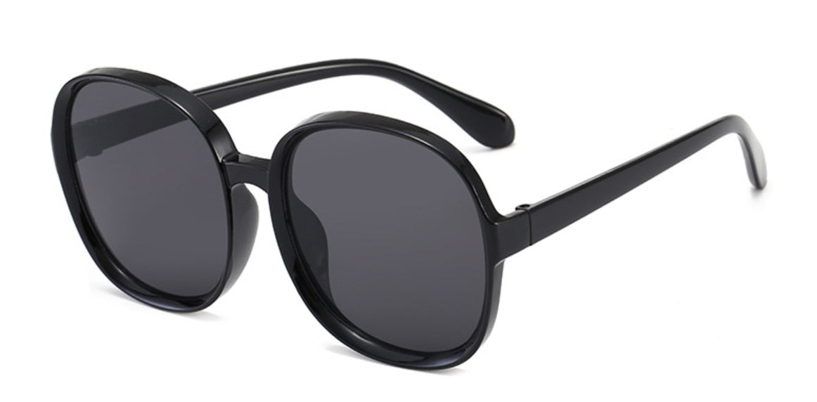 Retro Oversized Round Frame Sunglasses – Timeless Fashion; Everyday Protection - Fashlot