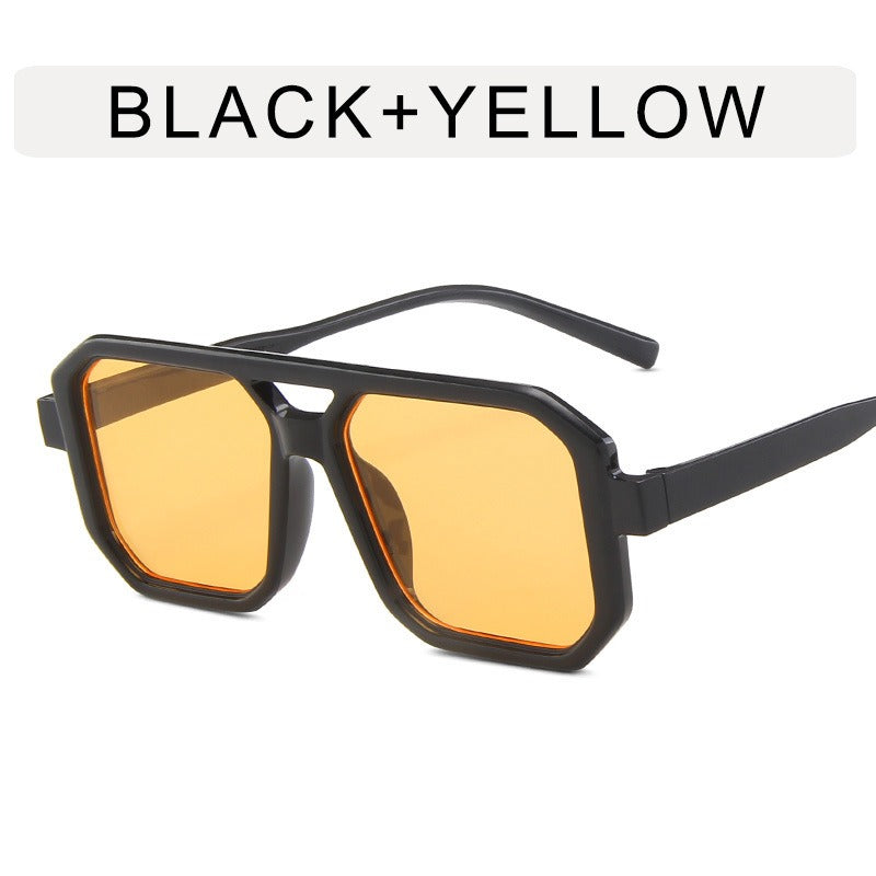 Retro Unisex Double Beam Sunglasses - Fashlot