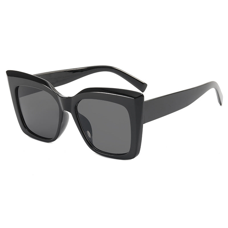 New Black Large Frame Retro Fashion Sunglasses – Bold, Trendy & Unisex - Fashlot