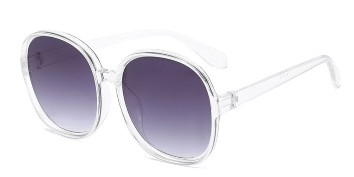 Retro Oversized Round Frame Sunglasses – Timeless Fashion; Everyday Protection - Fashlot