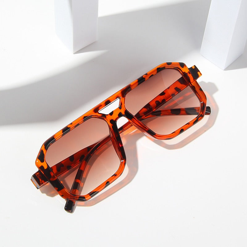 Retro Unisex Double Beam Sunglasses - Fashlot