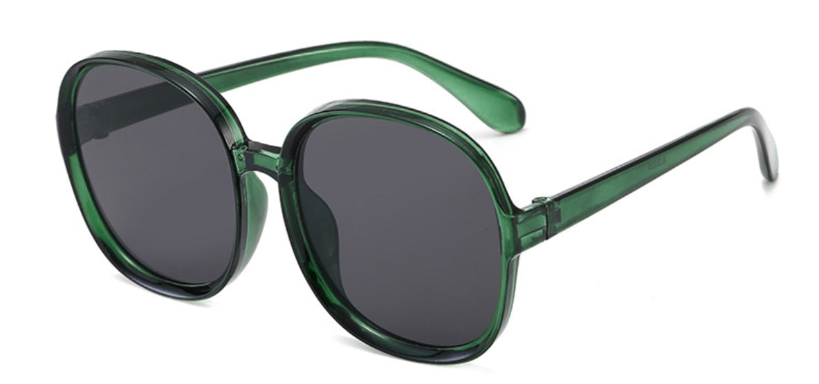 Retro Oversized Round Frame Sunglasses – Timeless Fashion; Everyday Protection - Fashlot