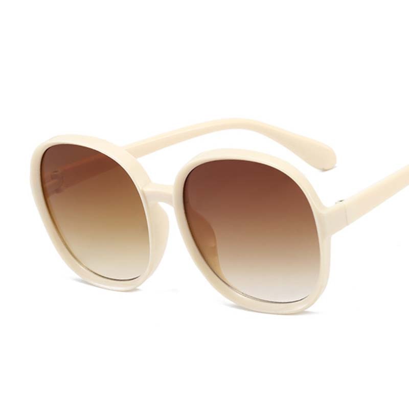 Retro Oversized Round Frame Sunglasses – Timeless Fashion; Everyday Protection - Fashlot