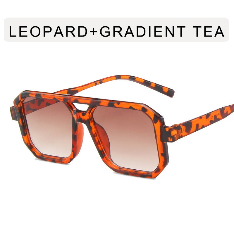Retro Unisex Double Beam Sunglasses - Fashlot