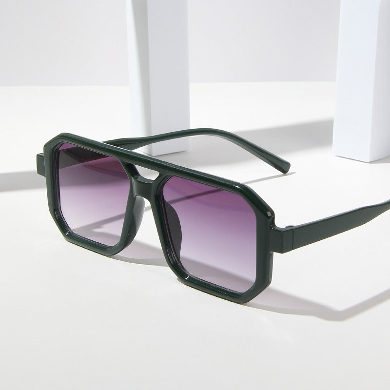 Retro Unisex Double Beam Sunglasses - Fashlot