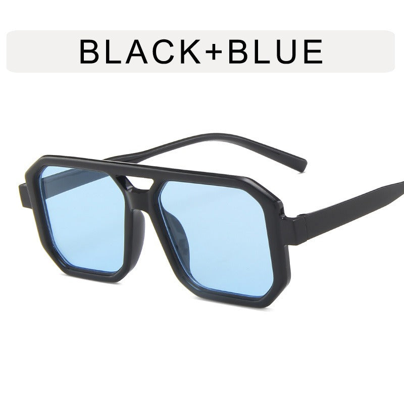 Retro Unisex Double Beam Sunglasses - Fashlot