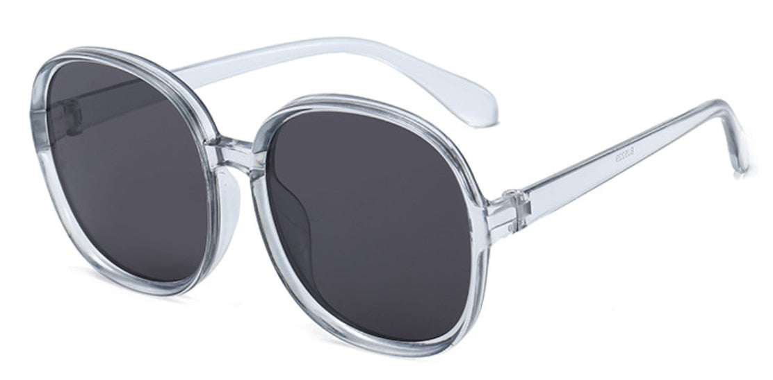 Retro Oversized Round Frame Sunglasses – Timeless Fashion; Everyday Protection - Fashlot