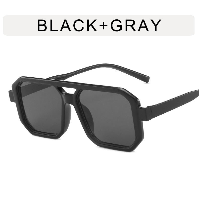 Retro Unisex Double Beam Sunglasses - Fashlot