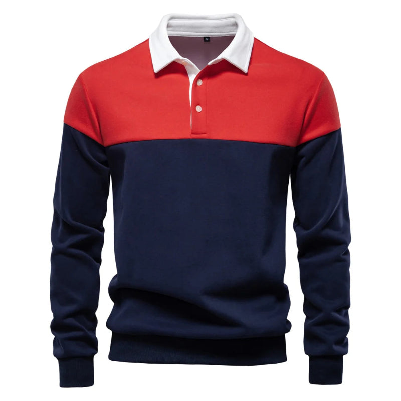 Men’s Premium Design Color Block Sweatshirt – Business, Casual, Comfort - Fashlot