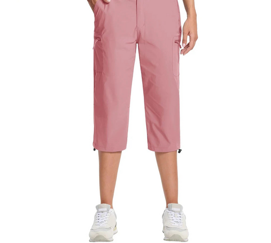 Women’s Quick-Dry Capri Hiking Shorts – Lightweight, Athletic, and Ready for the Outdoors - Fashlot