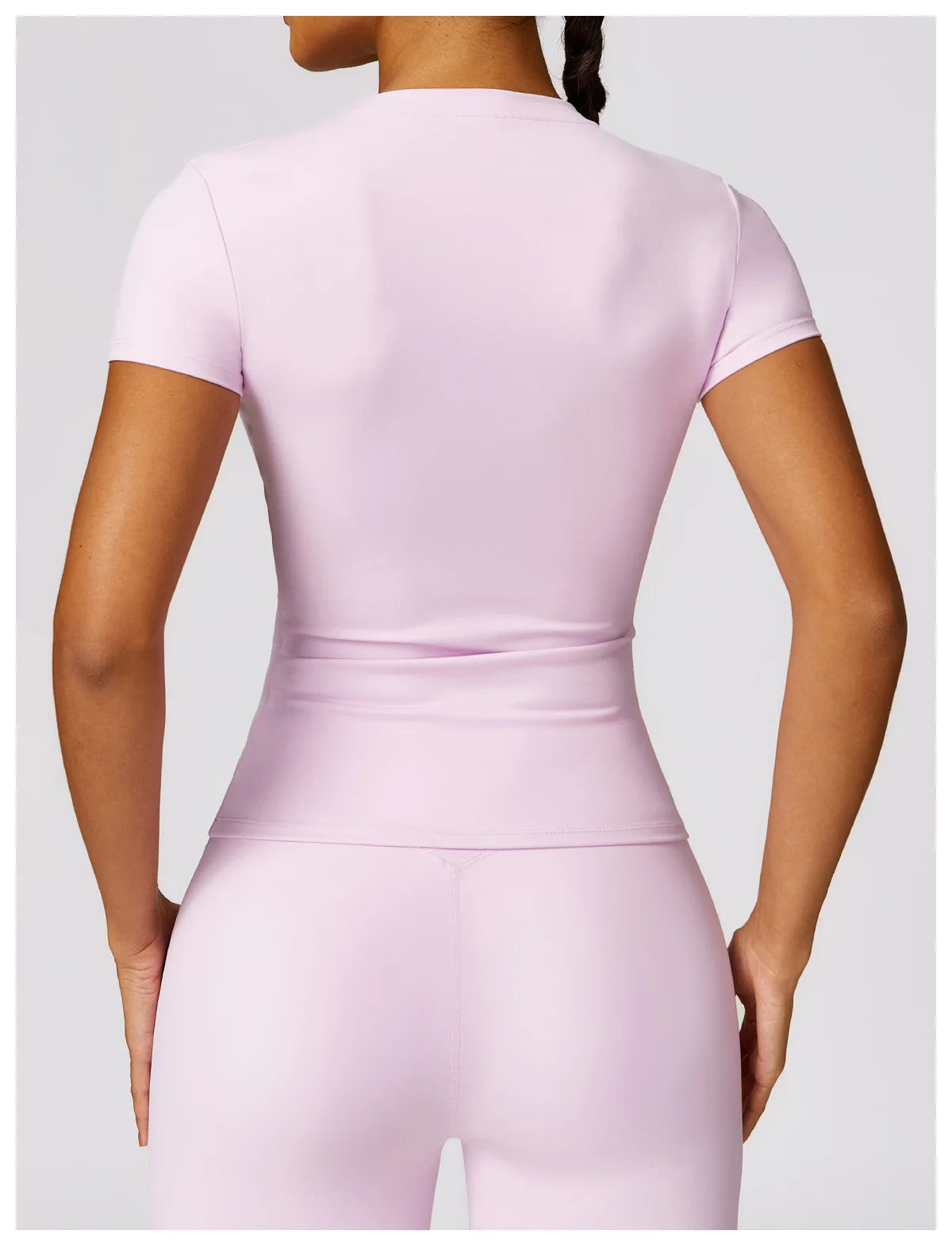 Women's Seamless Sport T-Shirt – Short Sleeve Yoga & Gym Activewear Top - Fashlot
