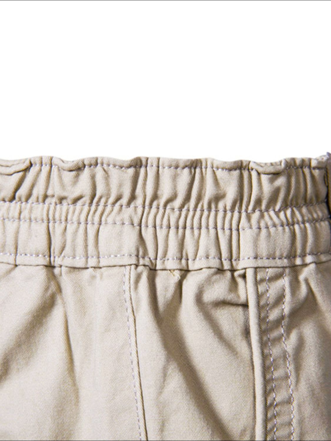 Men's Casual Elastic Waist Shorts with Pockets - Fashlot