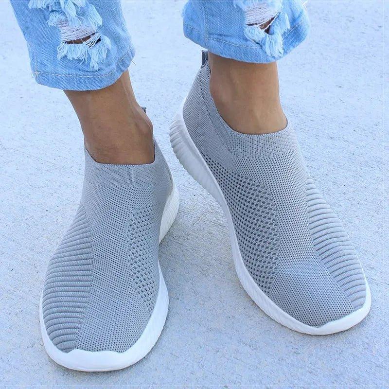Women’s Lightweight Slip-On Shoes – Walking, Running, Travel, Work - Fashlot