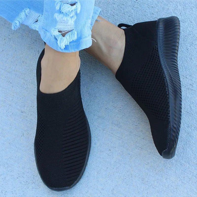 Women’s Lightweight Slip-On Shoes – Walking, Running, Travel, Work - Fashlot