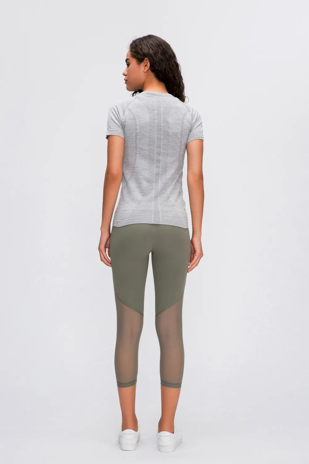 Women's Active T-Shirt – Short Sleeve Round Neck Sports Top for Workouts - Fashlot