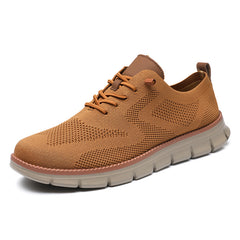Lightweight Woven Mesh Lace-Up Casual Men’s Shoes – Everyday Comfort with Effortless Style - Fashlot