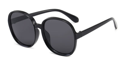 Retro Oversized Round Frame Sunglasses – Timeless Fashion; Everyday Protection - Fashlot