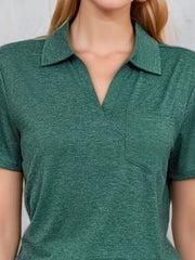 Classic Johnny Collar Short Sleeve T-Shirt - Fashlot 