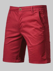 Men's Casual Elastic Waist Shorts with Pockets - Fashlot