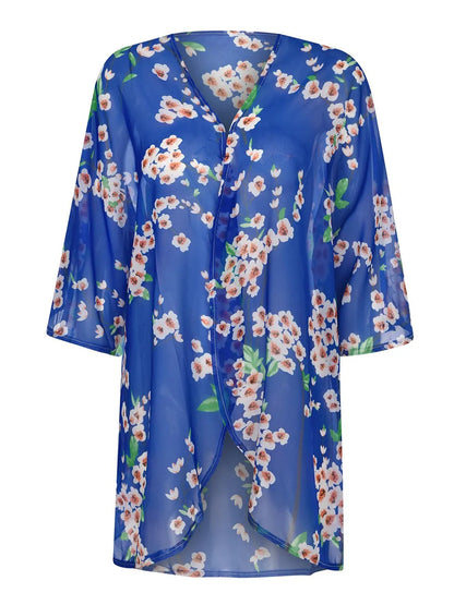 Open Front Half Sleeve Cover-Up – Light, Breezy & Beach-Day Ready - Fashlot