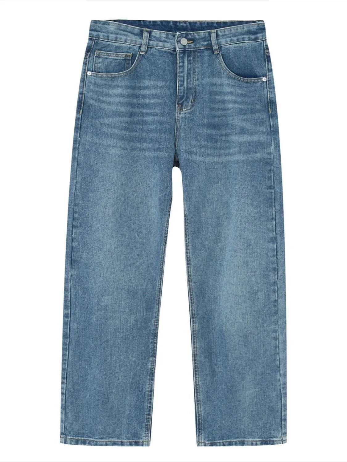 Men’s DB Straight Leg Jeans with Pockets – Classic, Comfortable & Versatile - Fashlot
