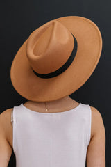 Women's Comfortable Lightweight Stylish Khaki Fedora Hat - Fashlot