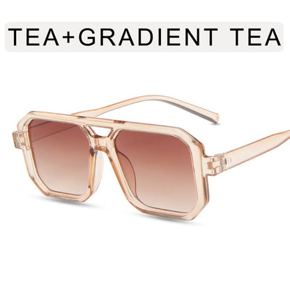Retro Unisex Double Beam Sunglasses - Fashlot