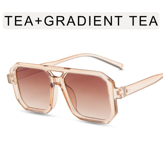 Retro Unisex Double Beam Sunglasses - Fashlot