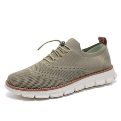 Lightweight Woven Mesh Lace-Up Casual Men’s Shoes – Everyday Comfort with Effortless Style - Fashlot