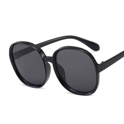 Retro Oversized Round Frame Sunglasses – Timeless Fashion; Everyday Protection - Fashlot