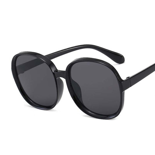 Retro Oversized Round Frame Sunglasses – Timeless Fashion; Everyday Protection - Fashlot