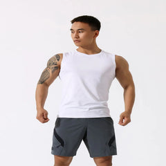 Men's Plus Size Round Neck Active Tank - Fashlot