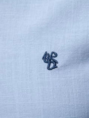 Men’s Full Size Button Down Embroidered Shirt – Plus Size Comfort Meets Classic Style - Fashlot