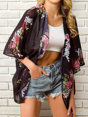 Open Front Half Sleeve Cover-Up – Light, Breezy & Beach-Day Ready - Fashlot