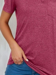 Classic Johnny Collar Short Sleeve T-Shirt - Fashlot 