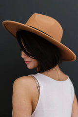 Women's Comfortable Lightweight Stylish Khaki Fedora Hat - Fashlot
