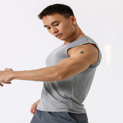 Men's Plus Size Round Neck Active Tank - Fashlot