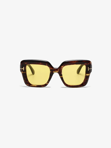 Polycarbonate Square Frame Sunglasses – Bold Look, UV Protection, Everyday Comfort - Fashlot 