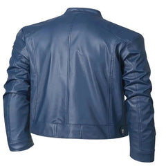 Men's Full Size Zip Up Long Sleeve PU Leather Jacket – Plus Size - Fashlot