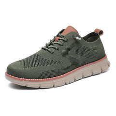 Lightweight Woven Mesh Lace-Up Casual Men’s Shoes – Everyday Comfort with Effortless Style - Fashlot