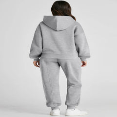 Dropped Shoulder Long Sleeve Hoodie and Pants Active Set - Fashlot
