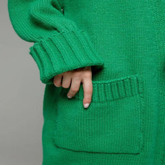 Pocketed Open Front Dropped Shoulder Cardigan for Women - Fashlot