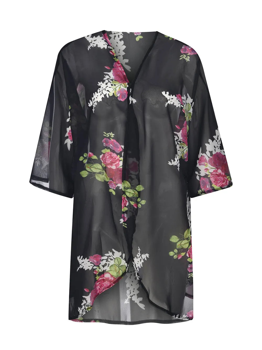 Open Front Half Sleeve Cover-Up – Light, Breezy & Beach-Day Ready - Fashlot