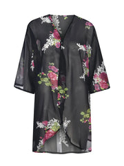 Open Front Half Sleeve Cover-Up – Light, Breezy & Beach-Day Ready - Fashlot