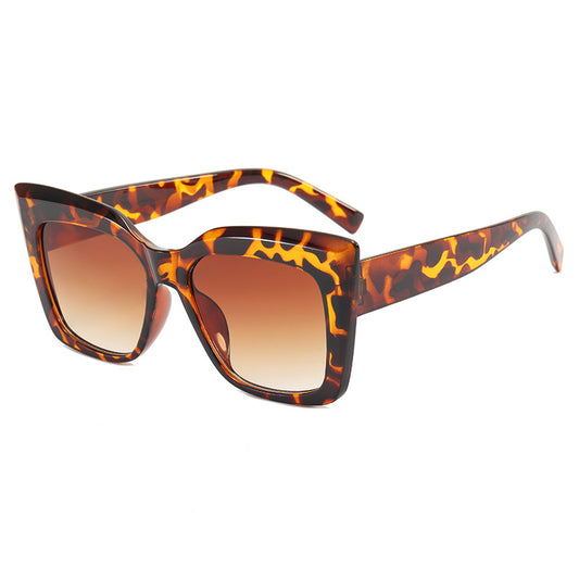 New Brown Large Frame Retro Fashion Sunglasses – Bold, Trendy & Unisex - Fashlot