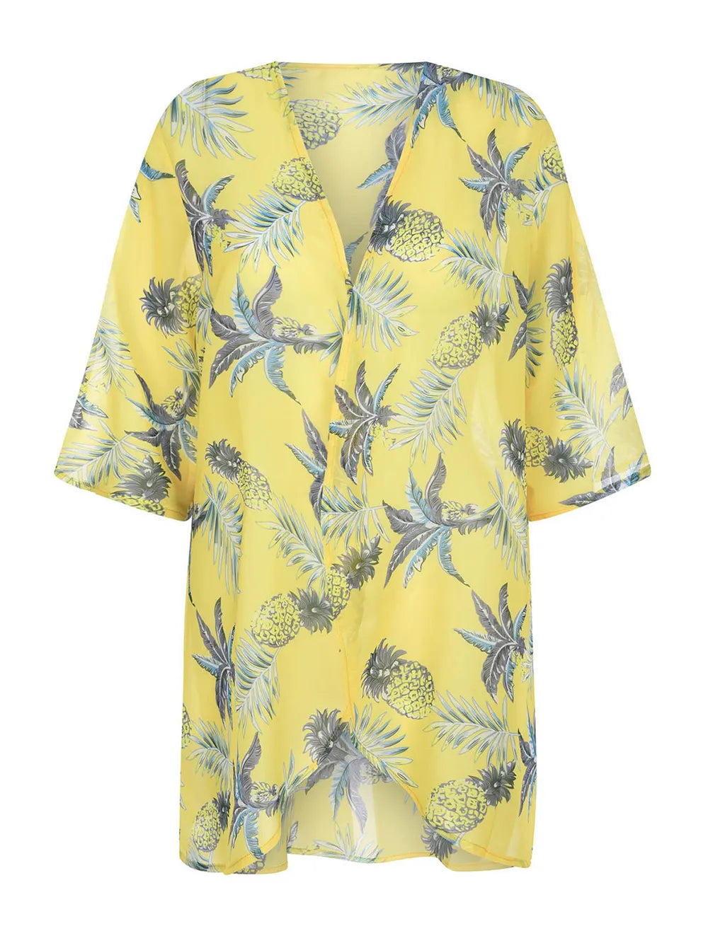 Open Front Half Sleeve Cover-Up – Light, Breezy & Beach-Day Ready - Fashlot