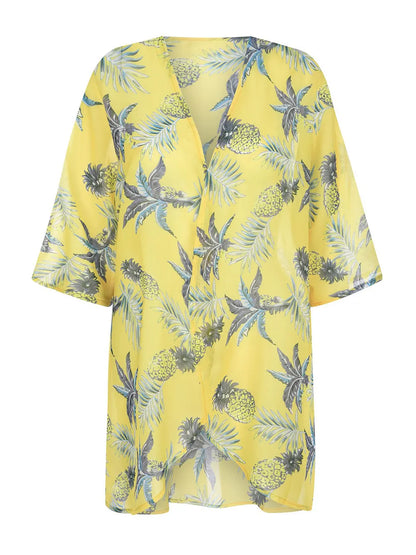 Open Front Half Sleeve Cover-Up – Light, Breezy & Beach-Day Ready - Fashlot