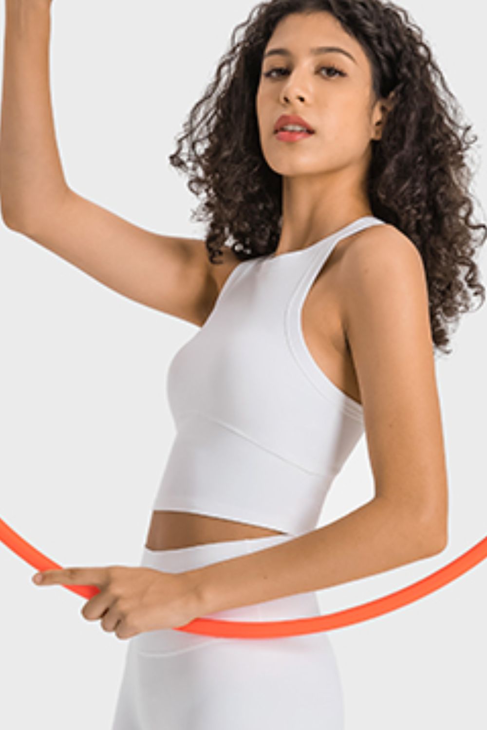 Racerback Cropped Sports Tank for Women – Lightweight Gym & Yoga Top - Fashlot
