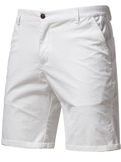 Men's Casual Elastic Waist Shorts with Pockets - Fashlot