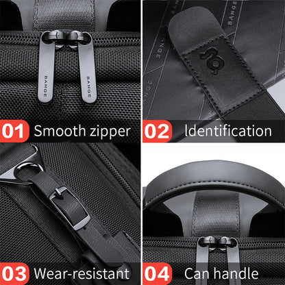 Large Men’s Multi-Functional Backpack – Built for Work, Travel & Everyday Life - Fashlot